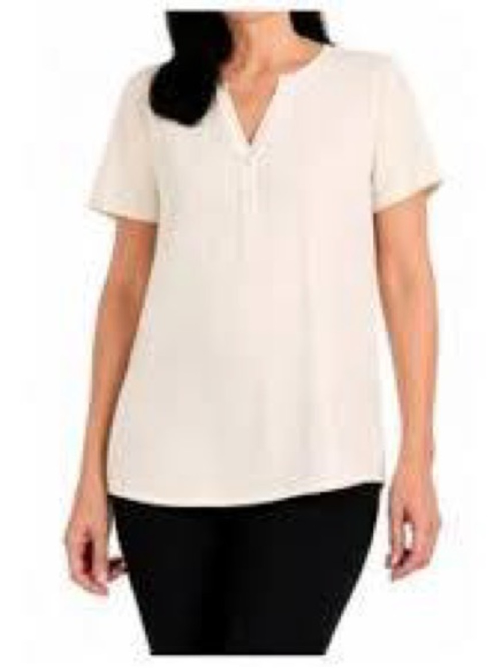 Hilary Radley Ladies' Short Sleeve Blouse